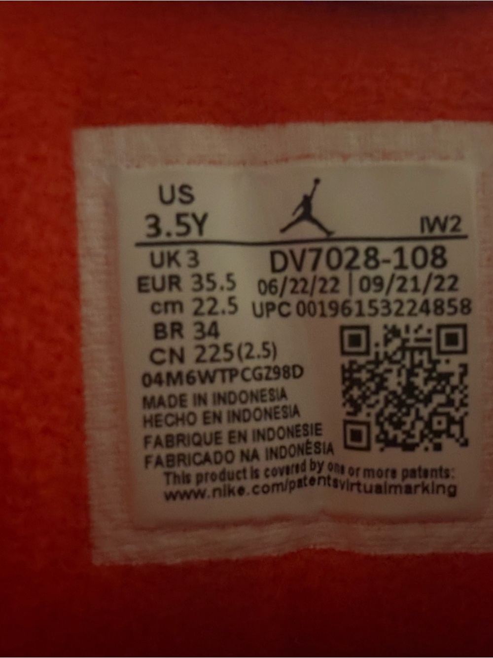 Jordan 3 Retro”Mars stone” - Picture 9 of 9